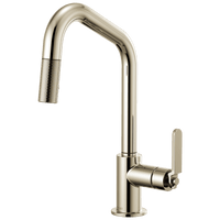 Brizo Litze®: Pull-Down Faucet with Angled Spout and Industrial Handle - Maison&Co.