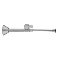 Quarter Turn Straight Pattern 1/2" Copper (Sweat Fit) x 3/8" O.D. Toilet Supply Kit with Square Lever Handle, 20" Supply Tube, Escutcheon in Multiple Finishes - Maison&Co.