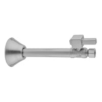 Quarter Turn Straight Pattern 1/2" Copper (Sweat Fit) x 3/8" O.D. Supply Valve with Square Lever Handle in Multiple Finishes - Maison&Co.