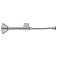 Quarter Turn Straight Pattern 1/2" Copper (Sweat Fit) x 3/8" O.D. Toilet Supply Kit with Square Handle, 20" Supply Tube, Escutcheon in Multiple Finishes - Maison&Co.