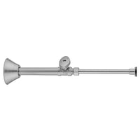 Quarter Turn Straight Pattern 1/2" Copper (Sweat Fit) x 3/8" O.D. Toilet Supply Kit with Oval Handle, 20" Supply Tube, Escutcheon in Multiple Finishes - Maison&Co.