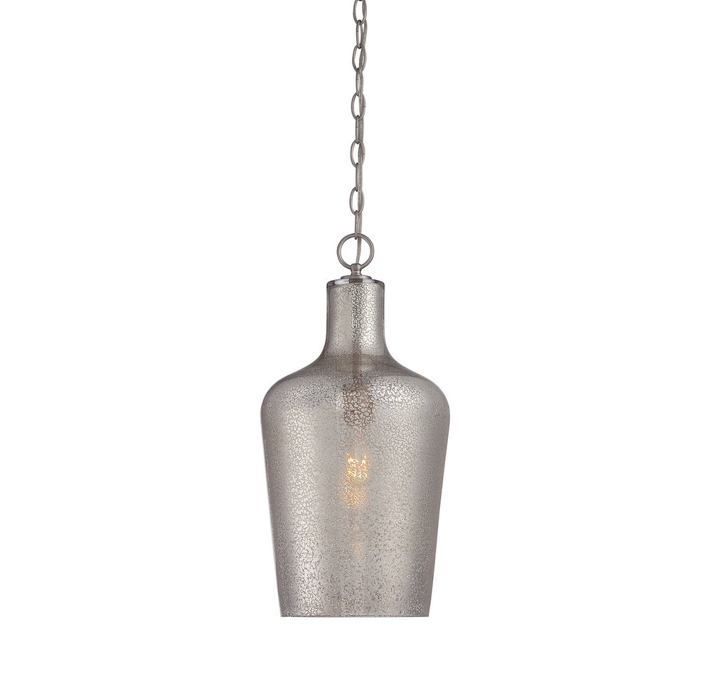 Savoy House - 7-703-1-SN - One Light Pendant - Franklin - Satin Nickel