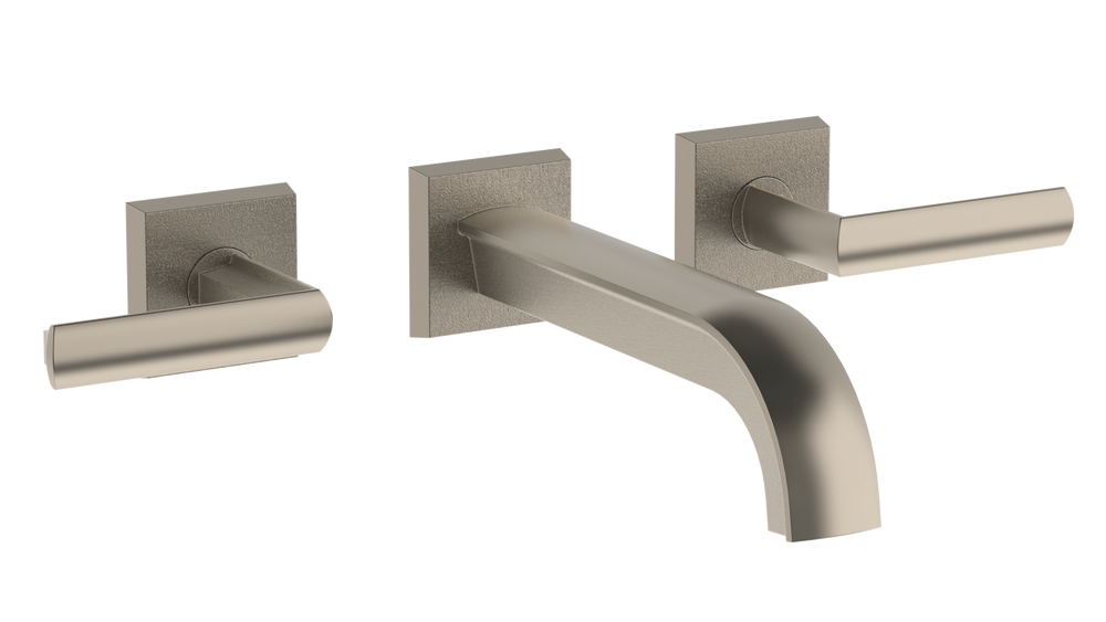 Wall Mounted 3 Hole Lavatory Set