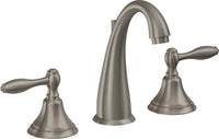 California Faucets - 6402ZB-GRP - 8" Widespread Lavatory Faucet with ZeroDrain - Graphite (PVD) - Mendocino