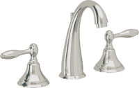 California Faucets - 6402ZB-PN - 8" Widespread Lavatory Faucet with ZeroDrain - Polished Nickel (PVD) - Mendocino