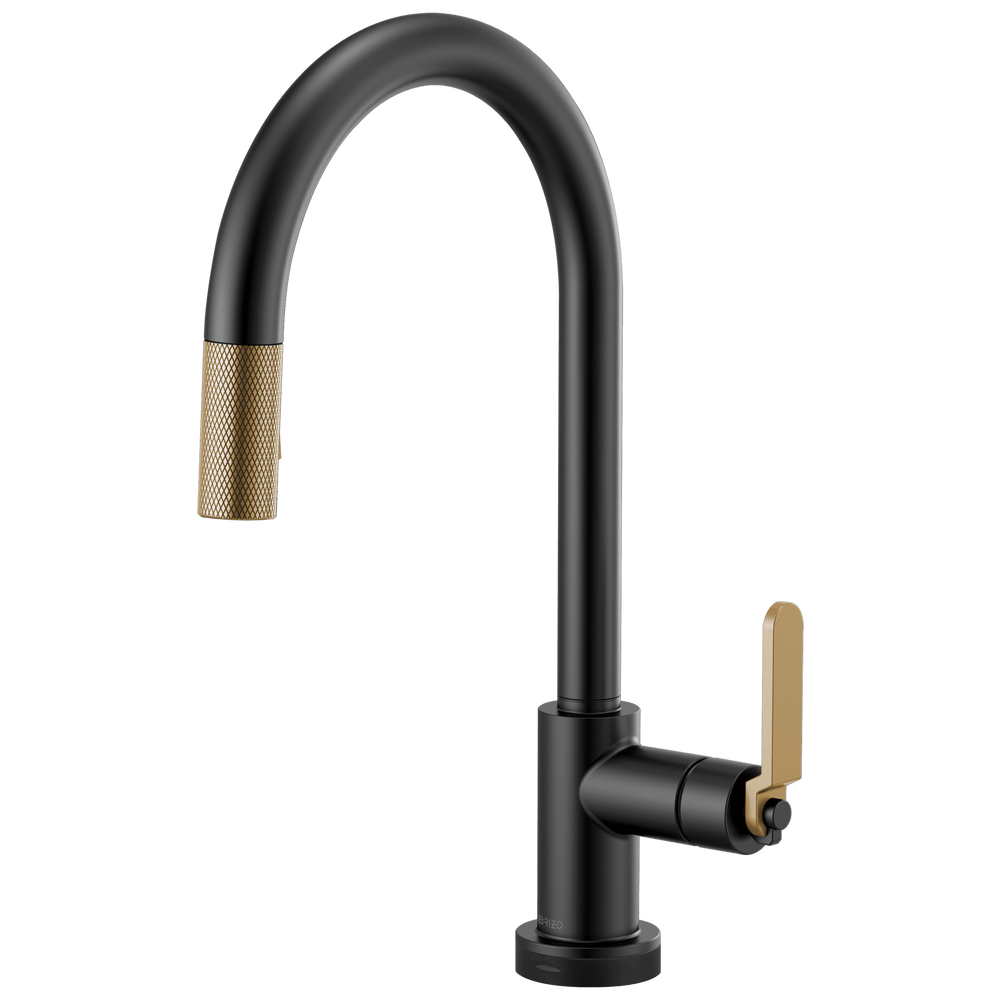 Brizo Litze®: SmartTouch® Pull-Down Kitchen Faucet with Arc Spout and Industrial Handle - Maison&Co.