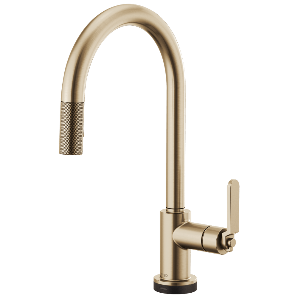 Brizo Litze®: SmartTouch® Pull-Down Kitchen Faucet with Arc Spout and Industrial Handle - Maison&Co.