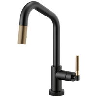 Brizo Litze®: SmartTouch® Pull-Down Kitchen Faucet with Angled Spout and Knurled Handle - Maison&Co.