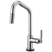 Brizo Litze®: SmartTouch® Pull-Down Kitchen Faucet with Angled Spout and Knurled Handle - Maison&Co.