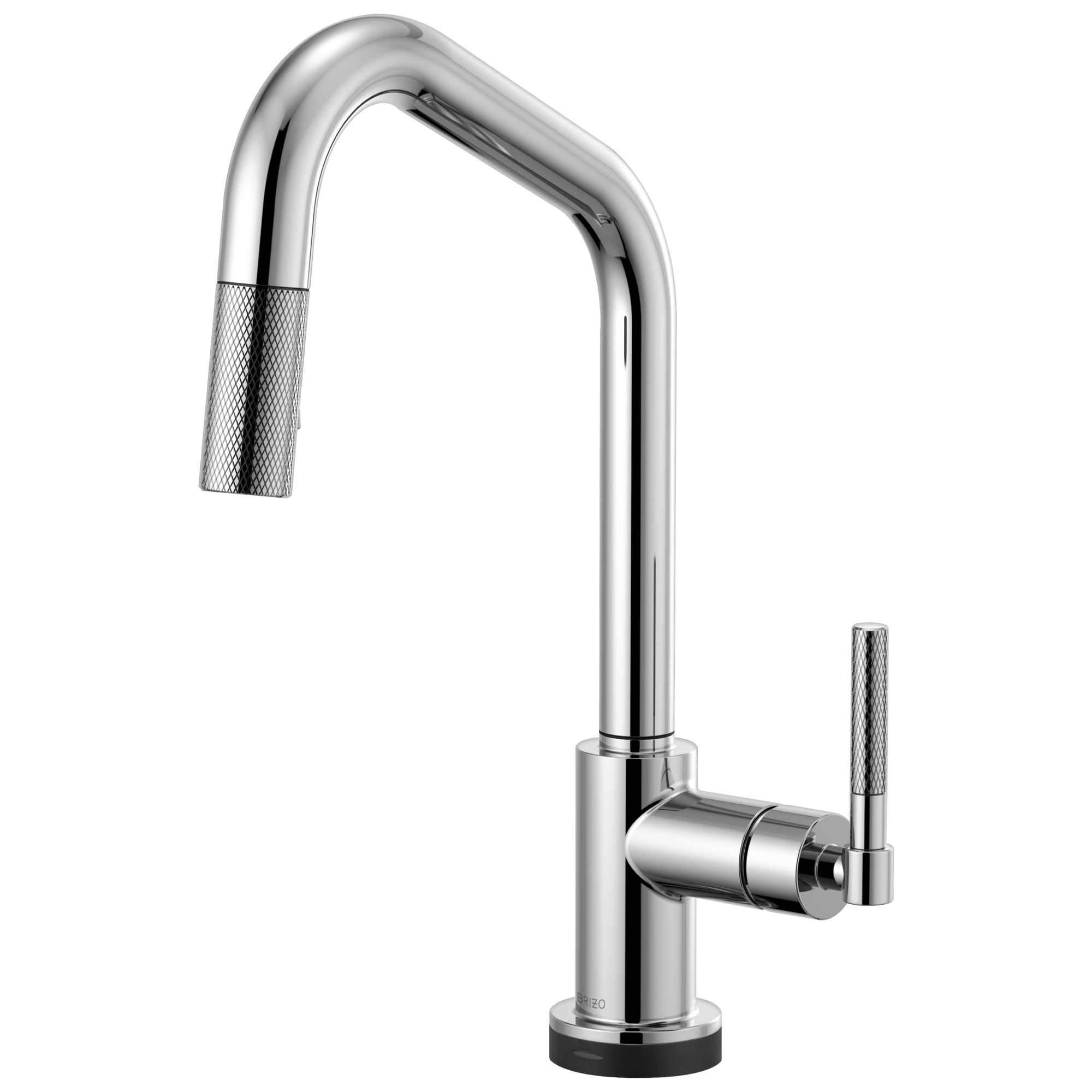 Brizo Litze®: SmartTouch® Pull-Down Kitchen Faucet with Angled Spout and Knurled Handle - Maison&Co.