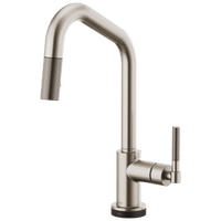 Brizo Litze®: SmartTouch® Pull-Down Kitchen Faucet with Angled Spout and Knurled Handle - Maison&Co.