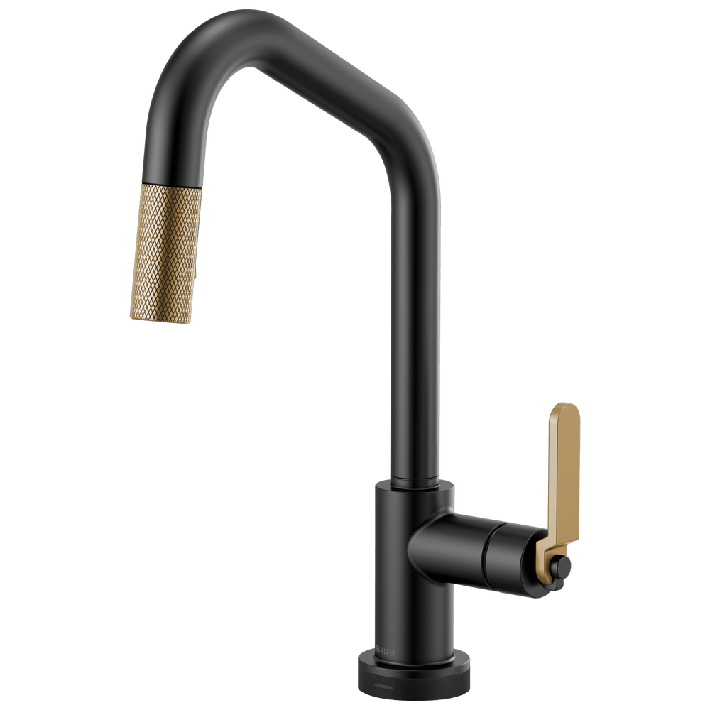 Brizo Litze®: SmartTouch® Pull-Down Kitchen Faucet with Angled Spout and Industrial Handle - Maison&Co.