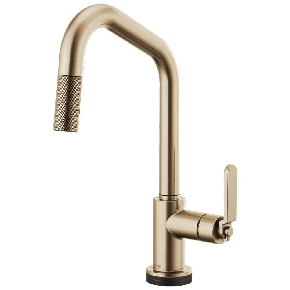 Brizo Litze®: SmartTouch® Pull-Down Kitchen Faucet with Angled Spout and Industrial Handle - Maison&Co.