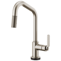 Brizo Litze®: SmartTouch® Pull-Down Kitchen Faucet with Angled Spout and Industrial Handle - Maison&Co.