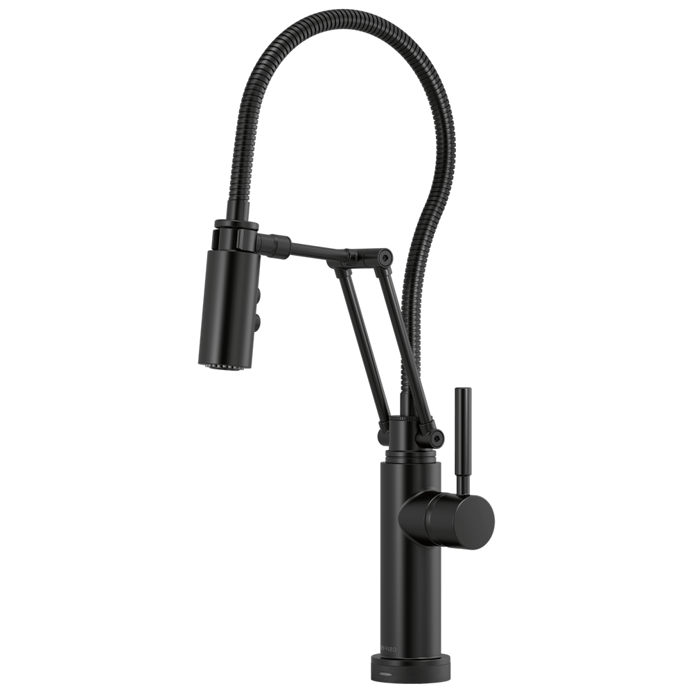 Brizo Solna®: SmartTouch® Articulating Kitchen Faucet With Finished Hose