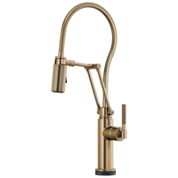 Brizo Litze®: SmartTouch® Articulating Kitchen Faucet With Finished Hose - Maison&Co.