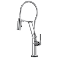 Brizo Litze®: SmartTouch® Articulating Kitchen Faucet With Finished Hose - Maison&Co.