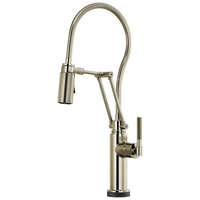 Brizo Litze®: SmartTouch® Articulating Kitchen Faucet With Finished Hose - Maison&Co.