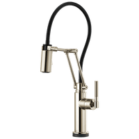 Brizo Litze®: SmartTouch® Articulating Kitchen Faucet with Knurled Handle - Maison&Co.