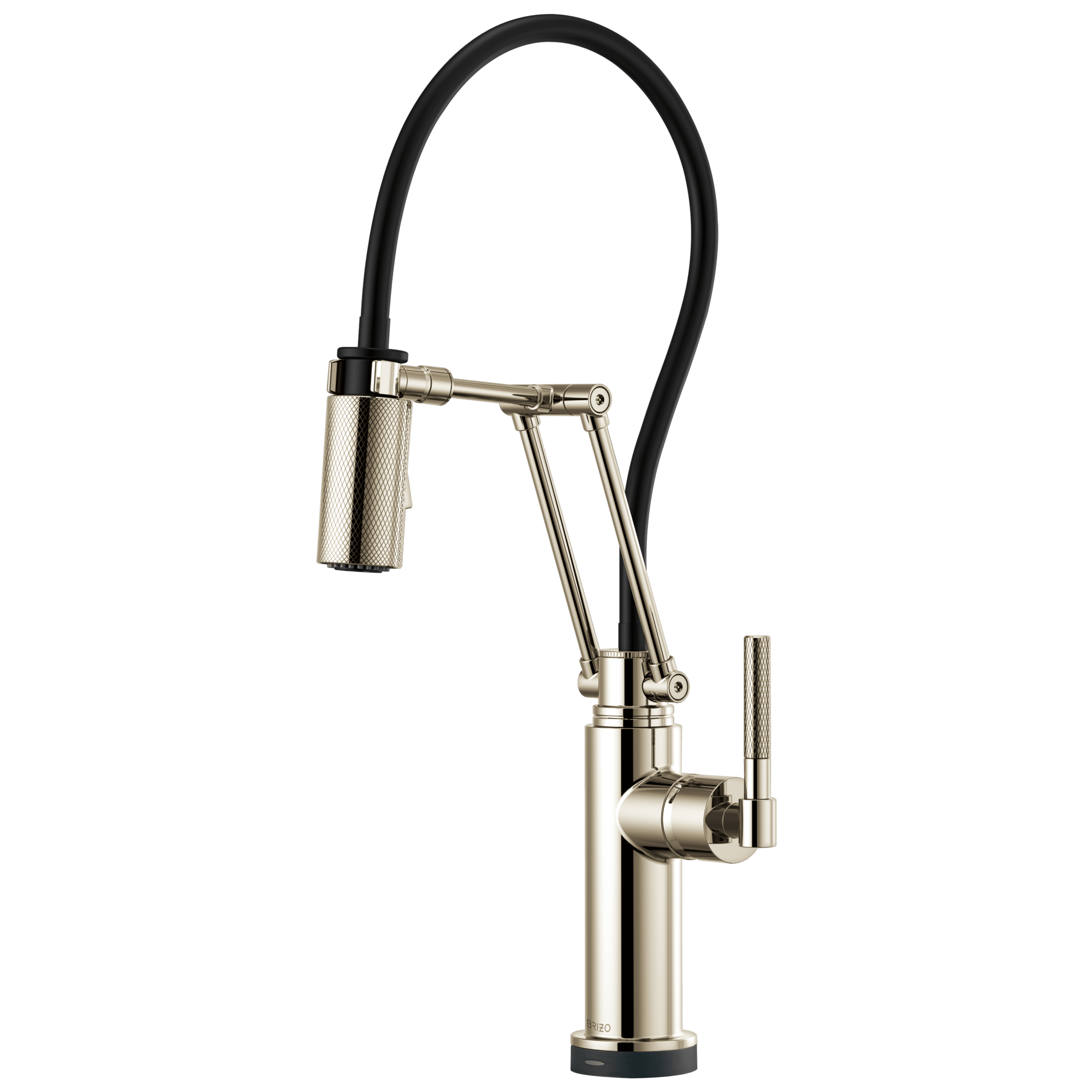 Brizo Litze®: SmartTouch® Articulating Kitchen Faucet with Knurled Handle - Maison&Co.