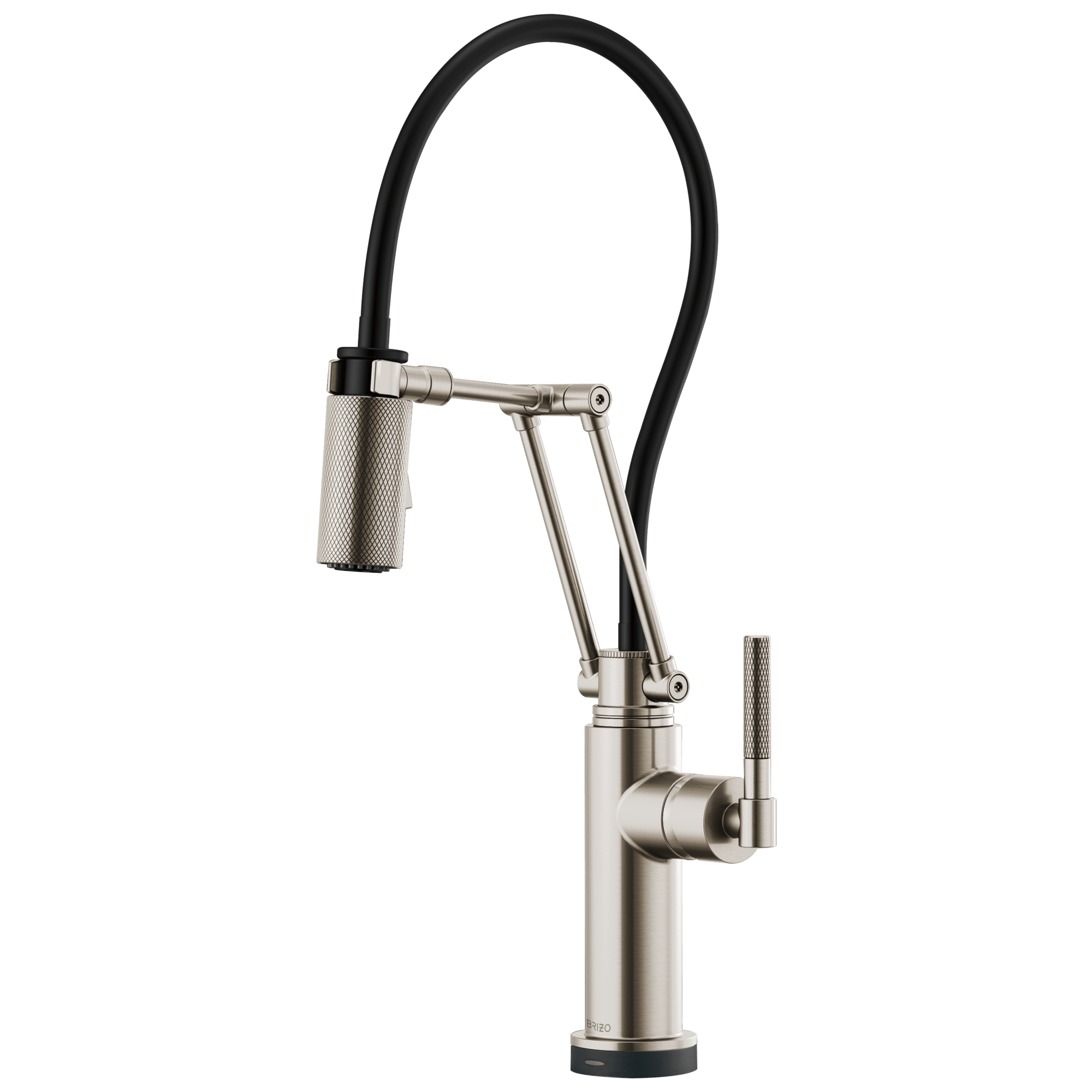 Brizo Litze®: SmartTouch® Articulating Kitchen Faucet with Knurled Handle - Maison&Co.