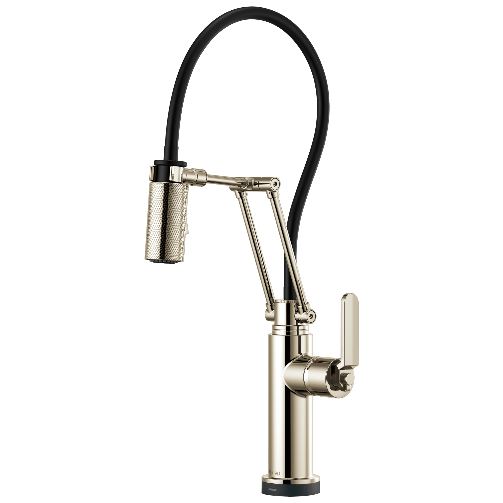 Brizo Litze®: SmartTouch® Articulating Kitchen Faucet with Industrial Handle - Maison&Co.