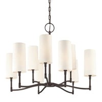 Hudson Valley - 369-OB - Nine Light Chandelier - Dillon - Old Bronze