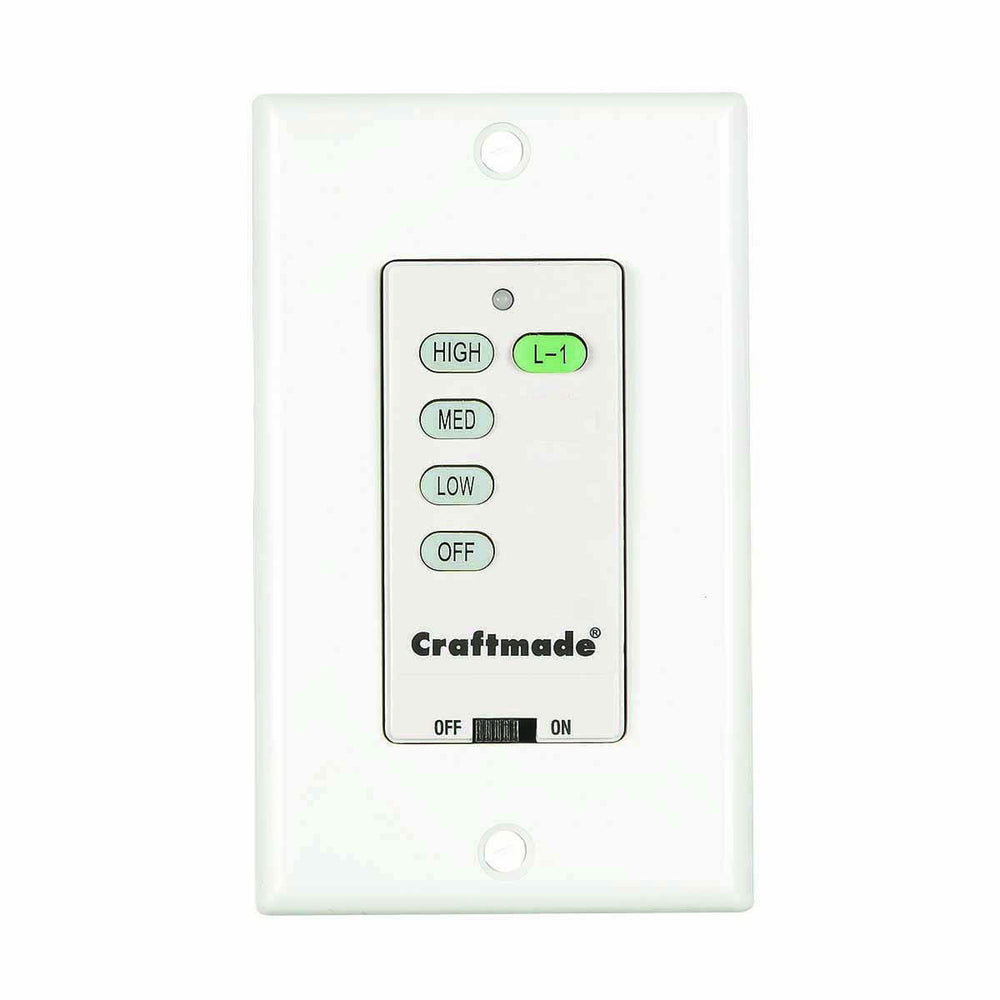 Craftmade - UCI-WALL - Universal Intelligent Controls Wall Control Only in White Finish - Universal Intelligent Controls