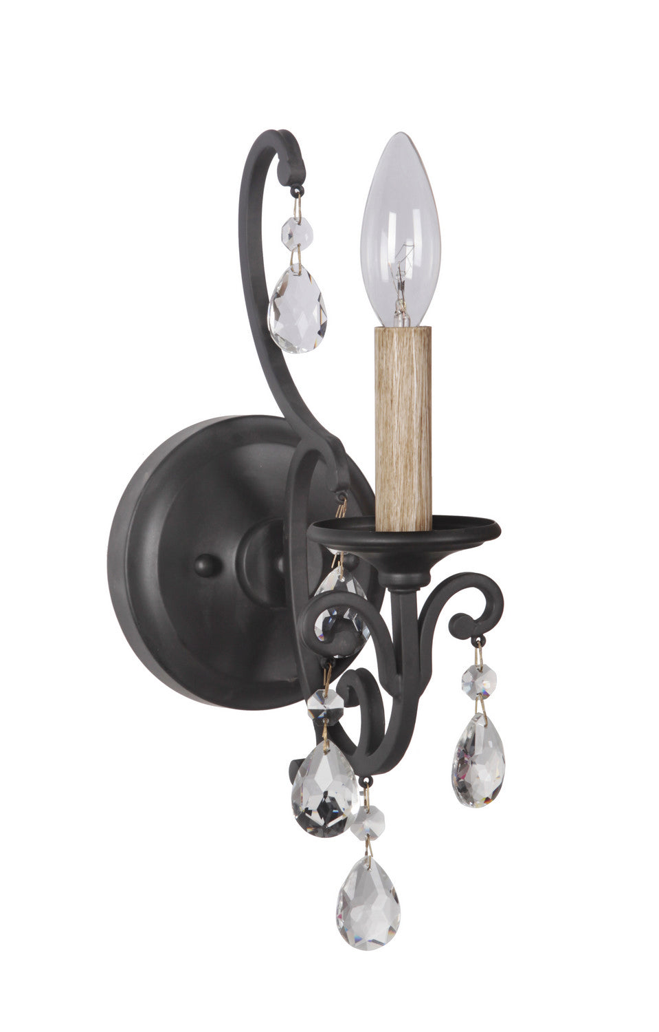 Craftmade - 38961-MBK - Bentley One Light Wall Sconce in Matte Black Finish - Bentley