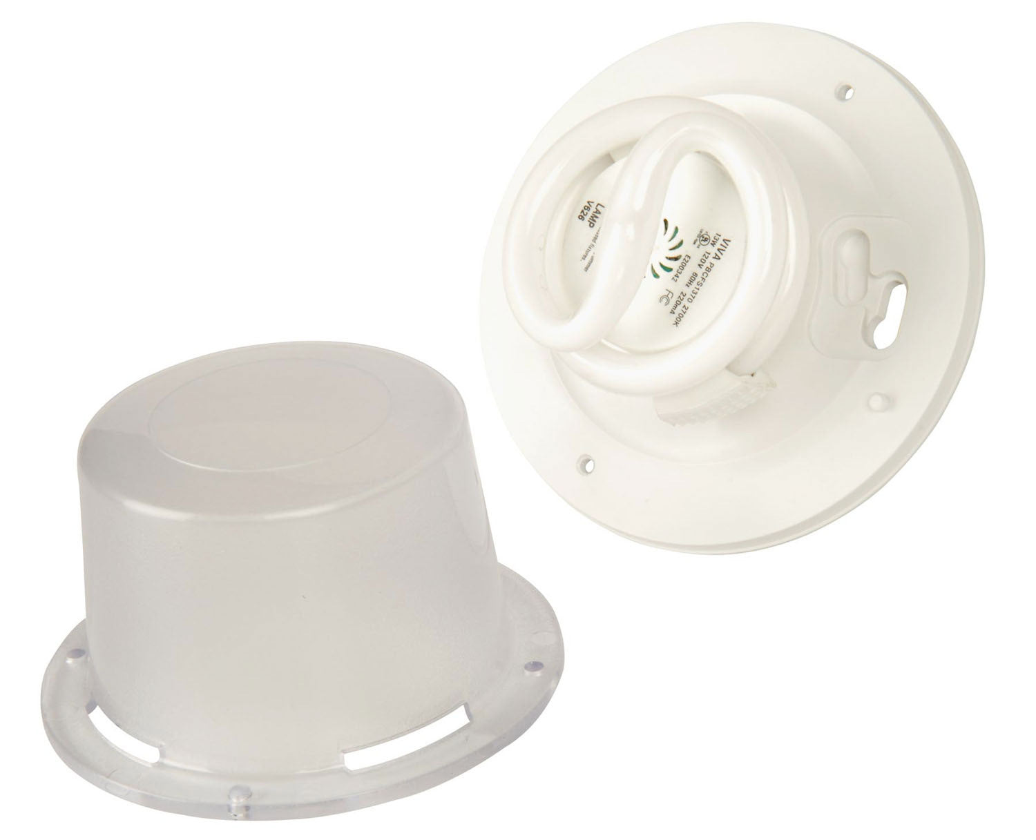 Craftmade - K212-LED - Keyless Fixtures and Access. LED Lamp Socket & Cover in White Finish - Keyless Fixtures and Access.