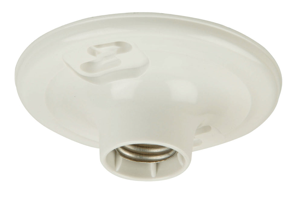 Craftmade - K212-P - Keyless Fixtures and Access. One Light Socket Lamp Holder in White Finish - Keyless Fixtures and Access.