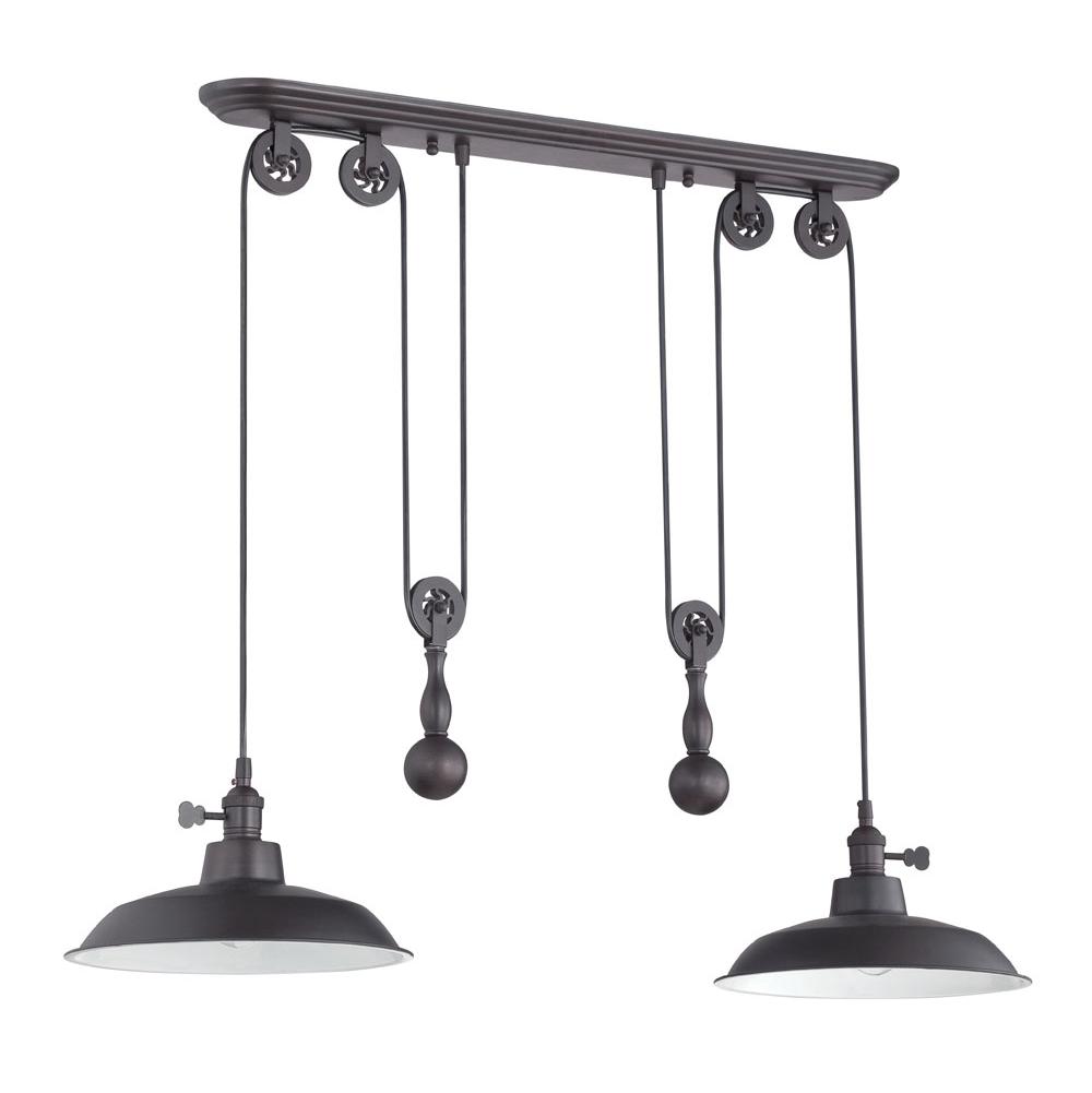 Craftmade - P402-ABZ - Pendant Two Light Pendant in Aged Bronze Brushed Finish - Pendant