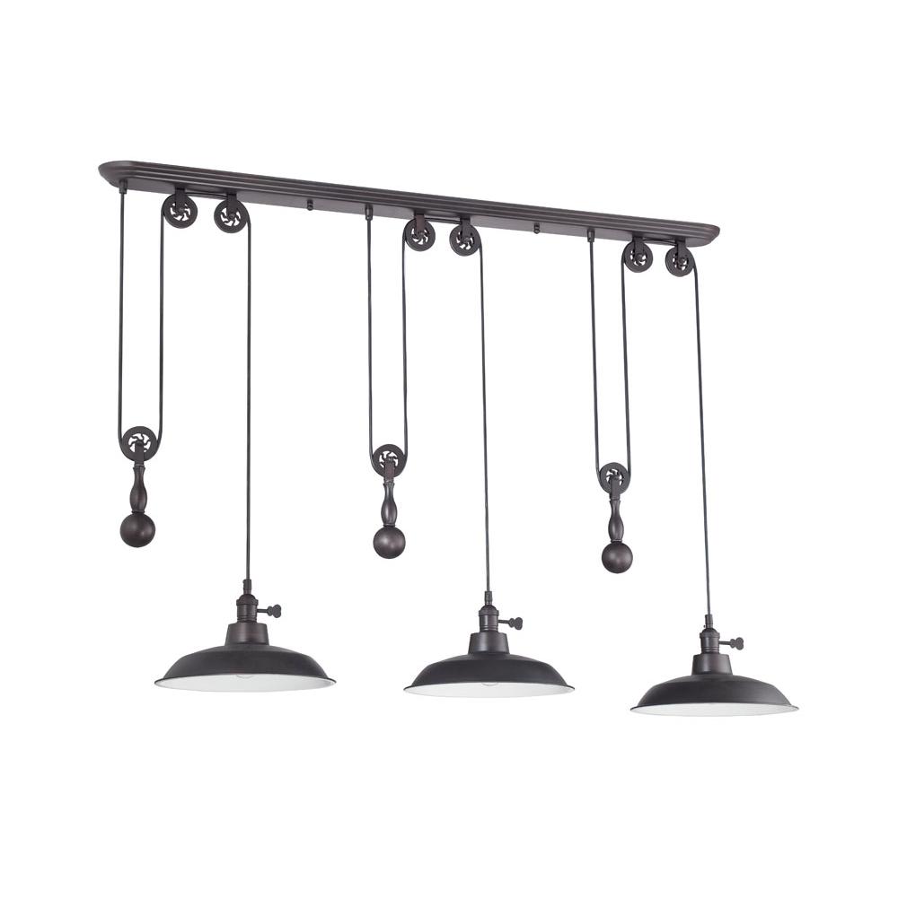 Craftmade - P403-ABZ - Pendant Three Light Pendant in Aged Bronze Brushed Finish - Pendant