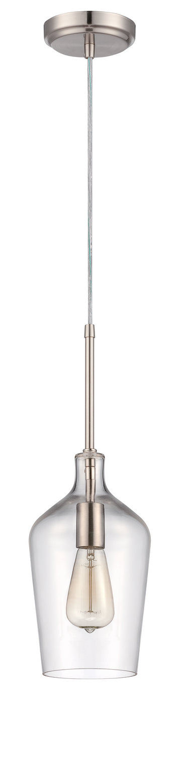 Craftmade - P445BNK1 - Pendant One Light Mini Pendant in Brushed Polished Nickel Finish - Pendant