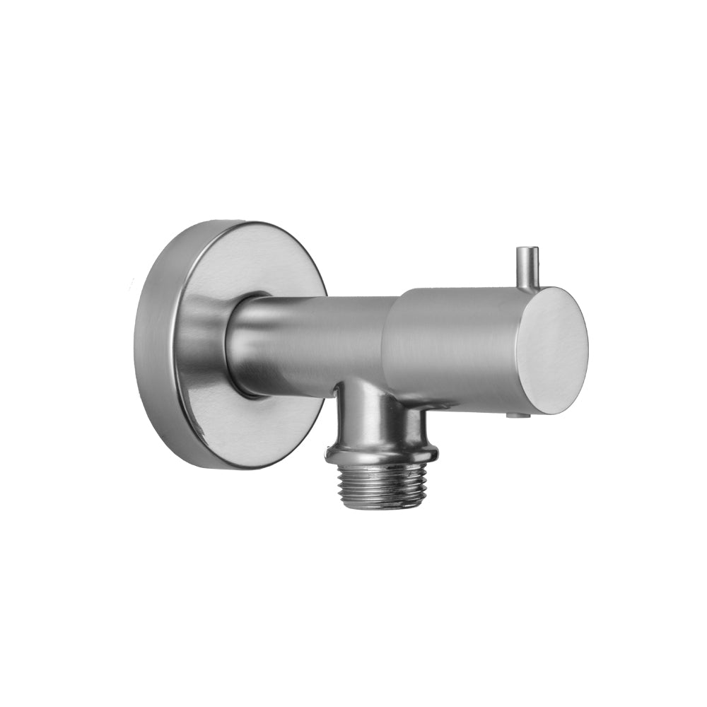 Water Supply Elbow with On/Off Valve in Multiple Finishes