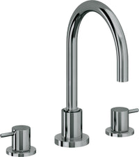 California Faucets - 6202ZB-BLKN - 8" Widespread Lavatory Faucet with ZeroDrain - Black Nickel (PVD) - Avalon