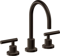 California Faucets - 6602ZBF-BTB - 8" Widespread Lavatory Faucet with Completely Finished ZeroDrain - Bella Terra Bronze - Tiburon