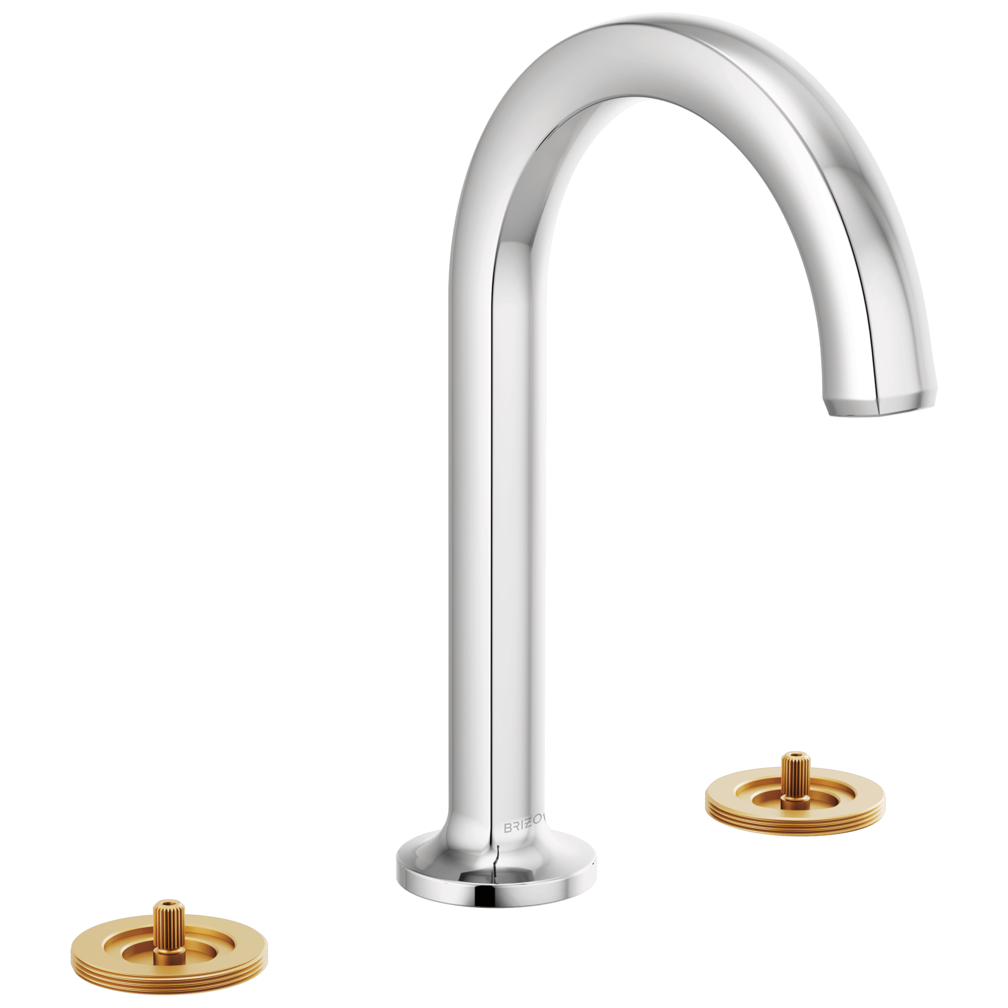 Brizo Kintsu®: Widespread Lavatory Faucet with Arc Spout - Less Handles 1.2 GPM - Maison&Co.