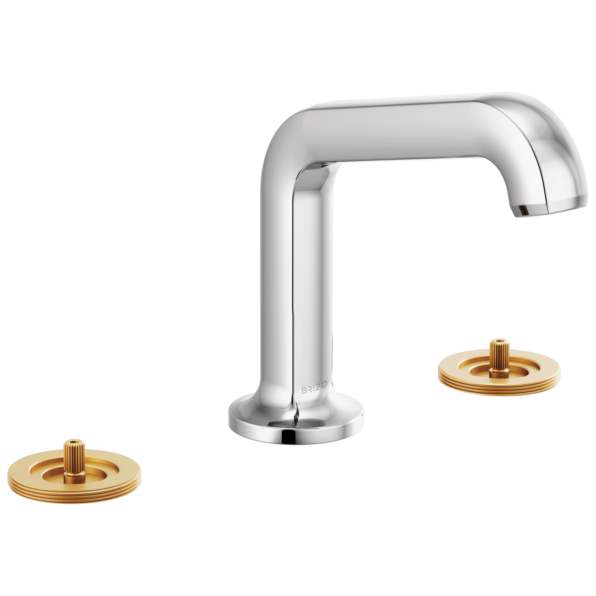 Brizo Kintsu®: Widespread Lavatory Faucet with Angled Spout - Less Handles 1.5 GPM - Maison&Co.