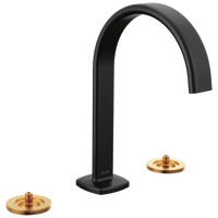 Brizo Allaria™: Widespread Lavatory Faucet with Arc Spout - Less Handles - Maison&Co.