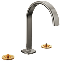 Brizo Allaria™: Widespread Lavatory Faucet with Arc Spout - Less Handles - Maison&Co.