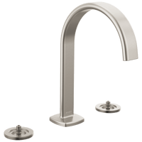 Brizo Allaria™: Widespread Lavatory Faucet with Arc Spout - Less Handles - Maison&Co.