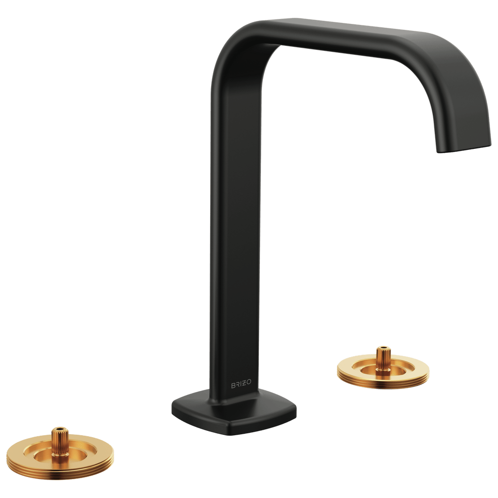 Brizo Allaria™: Widespread Lavatory Faucet with Square Spout - Less Handles