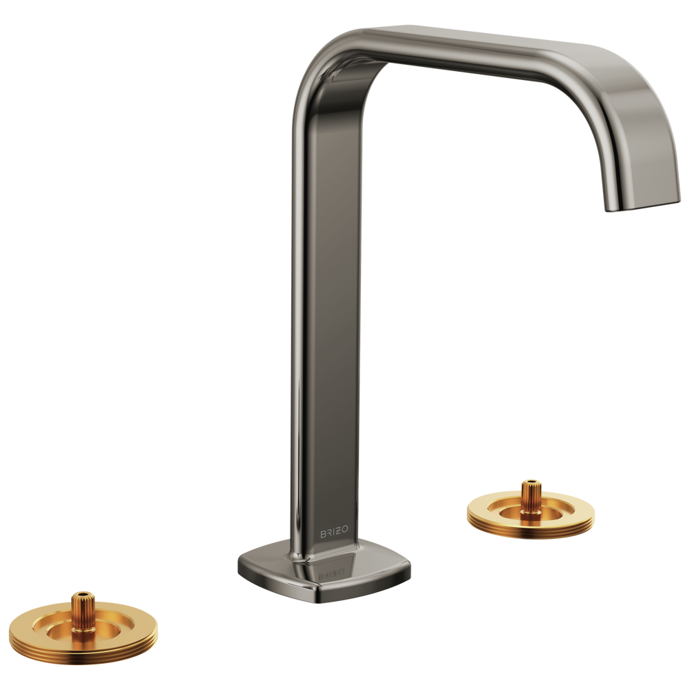 Brizo Allaria™: Widespread Lavatory Faucet with Square Spout - Less Handles