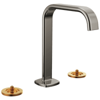 Brizo Allaria™: Widespread Lavatory Faucet with Square Spout - Less Handles - Maison&Co.