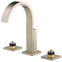 Brizo Siderna®: Widespread Lavatory Faucet - Less Handles 1.2 GPM - Maison&Co.