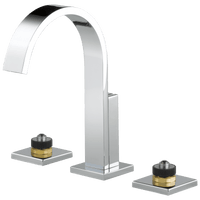 Brizo Siderna®: Widespread Lavatory Faucet - Less Handles 1.2 GPM - Maison&Co.