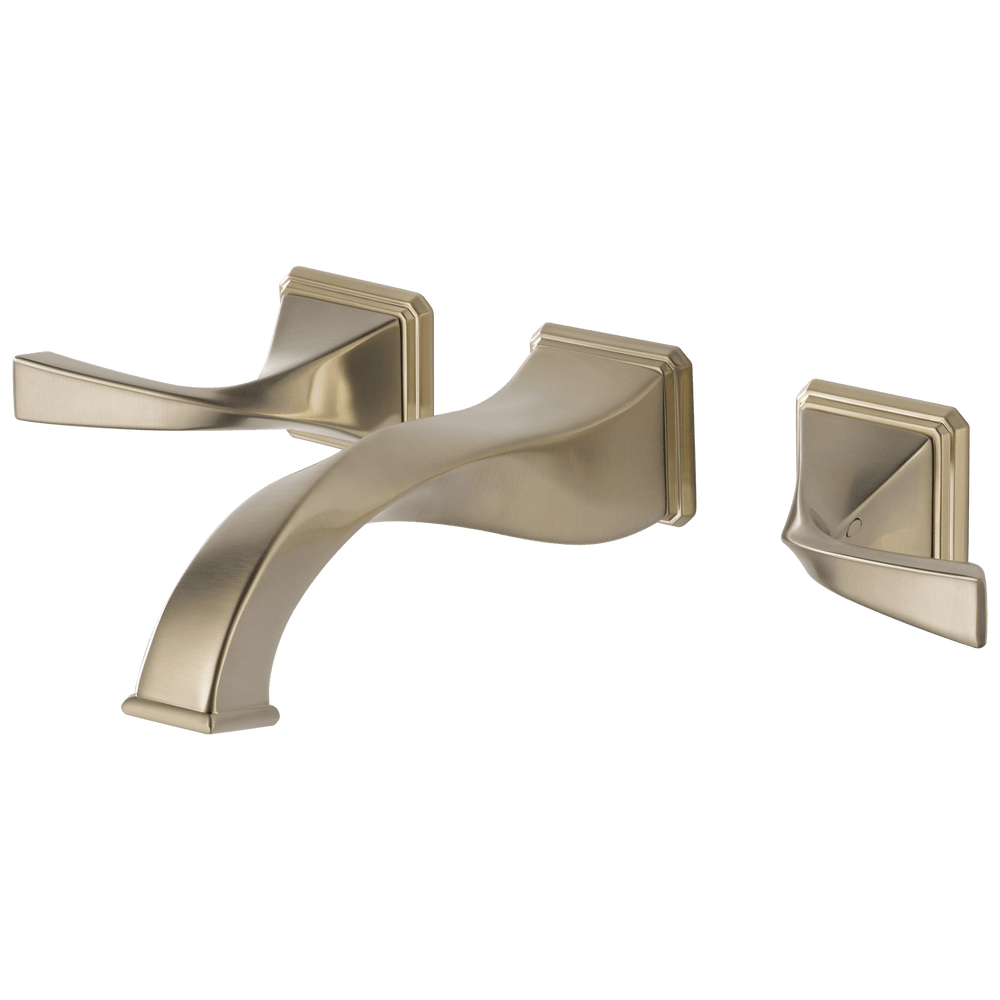 Brizo Virage®: Two-Handle Wall Mount Lavatory Faucet 1.2 GPM - Maison&Co.