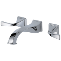 Brizo Virage®: Two-Handle Wall Mount Lavatory Faucet 1.2 GPM - Maison&Co.