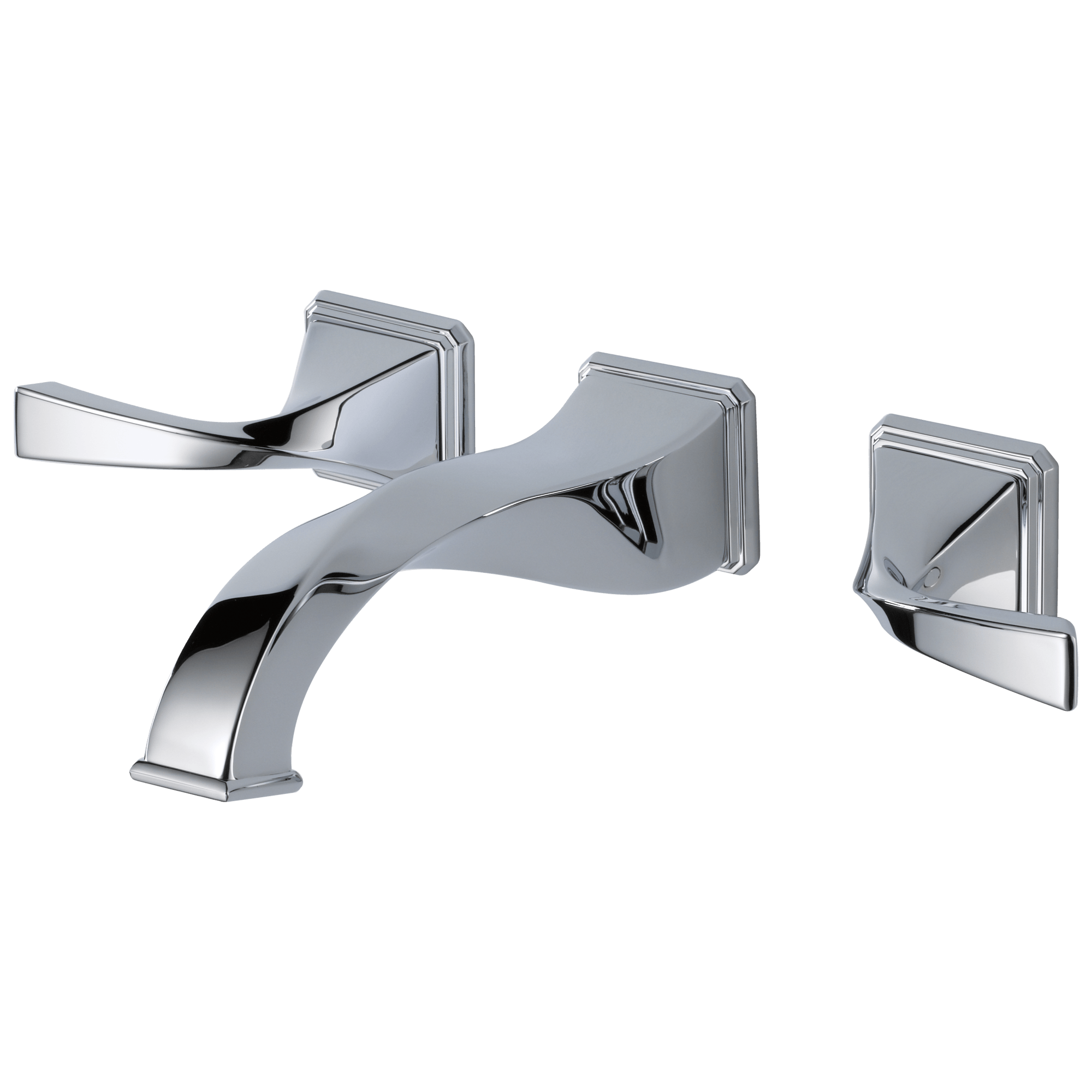 Brizo Virage®: Two-Handle Wall Mount Lavatory Faucet 1.2 GPM - Maison&Co.